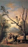 Francisco Goya The Swing oil painting on canvas